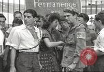 Image of U.S. Paratrooper talks with  French Forces of Interior Saint Tropez France, 1944, second 21 stock footage video 65675061547