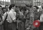 Image of U.S. Paratrooper talks with  French Forces of Interior Saint Tropez France, 1944, second 37 stock footage video 65675061547