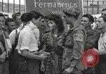 Image of U.S. Paratrooper talks with  French Forces of Interior Saint Tropez France, 1944, second 39 stock footage video 65675061547