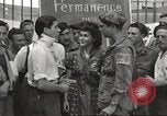 Image of U.S. Paratrooper talks with  French Forces of Interior Saint Tropez France, 1944, second 41 stock footage video 65675061547