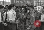 Image of U.S. Paratrooper talks with  French Forces of Interior Saint Tropez France, 1944, second 43 stock footage video 65675061547