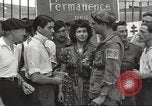 Image of U.S. Paratrooper talks with  French Forces of Interior Saint Tropez France, 1944, second 44 stock footage video 65675061547