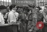 Image of U.S. Paratrooper talks with  French Forces of Interior Saint Tropez France, 1944, second 47 stock footage video 65675061547