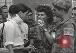 Image of U.S. Paratrooper talks with  French Forces of Interior Saint Tropez France, 1944, second 59 stock footage video 65675061547