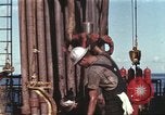 Image of offshore oil rig Atlantic Ocean, 1965, second 4 stock footage video 65675061603
