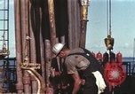 Image of offshore oil rig Atlantic Ocean, 1965, second 6 stock footage video 65675061603