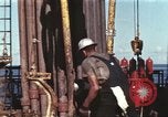 Image of offshore oil rig Atlantic Ocean, 1965, second 8 stock footage video 65675061603