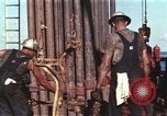 Image of offshore oil rig Atlantic Ocean, 1965, second 21 stock footage video 65675061603