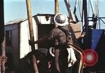 Image of offshore oil rig Atlantic Ocean, 1965, second 25 stock footage video 65675061603