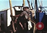 Image of offshore oil rig Atlantic Ocean, 1965, second 27 stock footage video 65675061603