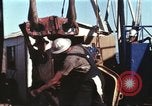 Image of offshore oil rig Atlantic Ocean, 1965, second 30 stock footage video 65675061603