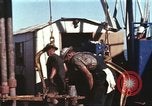 Image of offshore oil rig Atlantic Ocean, 1965, second 32 stock footage video 65675061603