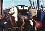 Image of offshore oil rig Atlantic Ocean, 1965, second 33 stock footage video 65675061603