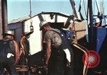 Image of offshore oil rig Atlantic Ocean, 1965, second 34 stock footage video 65675061603