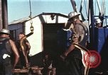 Image of offshore oil rig Atlantic Ocean, 1965, second 36 stock footage video 65675061603