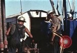 Image of offshore oil rig Atlantic Ocean, 1965, second 38 stock footage video 65675061603