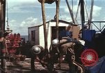 Image of offshore oil rig Atlantic Ocean, 1965, second 43 stock footage video 65675061603
