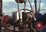 Image of offshore oil rig Atlantic Ocean, 1965, second 44 stock footage video 65675061603