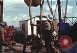 Image of offshore oil rig Atlantic Ocean, 1965, second 45 stock footage video 65675061603