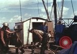 Image of offshore oil rig Atlantic Ocean, 1965, second 52 stock footage video 65675061603