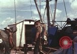 Image of offshore oil rig Atlantic Ocean, 1965, second 57 stock footage video 65675061603