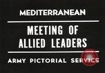 Image of Malta Conference and Yalta Conference scenes in World War II Europe, 1945, second 25 stock footage video 65675061633