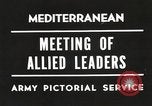 Image of Malta Conference and Yalta Conference scenes in World War II Europe, 1945, second 29 stock footage video 65675061633