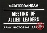 Image of Malta Conference and Yalta Conference scenes in World War II Europe, 1945, second 30 stock footage video 65675061633