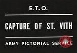 Standbild 7th Armored Division Sankt Vith Belgien, 1945, aus Sekunde 5 historischem Filmmaterial Videoclip 65675061636