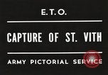 Standbild 7th Armored Division Sankt Vith Belgien, 1945, aus Sekunde 6 historischem Filmmaterial Videoclip 65675061636