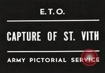 Standbild 7th Armored Division Sankt Vith Belgien, 1945, aus Sekunde 8 historischem Filmmaterial Videoclip 65675061636
