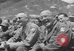 Image of Jack Benny's USO troupe entertains American soldiers in Korea Korea, 1955, second 15 stock footage video 65675061712