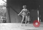 Image of Jack Benny's USO troupe entertains American soldiers in Korea Korea, 1955, second 25 stock footage video 65675061712