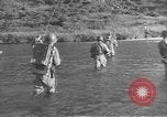 Image of American infantry wading through water Korea, 1953, second 7 stock footage video 65675061714