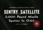 Standbild Rakete Schmierblutungen Satelliten Cape Canaveral Florida USA, 1960, aus Sekunde 4 historischem Filmmaterial Videoclip 65675061717