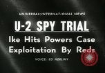 Image U-2 Essais d'espion Moscou Russie Union Soviétique, 1960, de la seconde 3 séquences d'archives historiques vidéo 65675061725