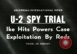 Image U-2 Essais d'espion Moscou Russie Union Soviétique, 1960, de la seconde 4 séquences d'archives historiques vidéo 65675061725
