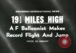 Image Le colonel Joseph Kittinger New Mexico United States USA, 1960, de la seconde 1 séquences d'archives historiques vidéo 65675061726