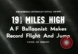 Image Le colonel Joseph Kittinger New Mexico United States USA, 1960, de la seconde 4 séquences d'archives historiques vidéo 65675061726