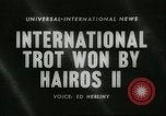 Standbild internationale Trabrennen Meisterschaft New York United States USA, 1960, aus Sekunde 1 historischem Filmmaterial Videoclip 65675061733