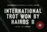 Standbild internationale Trabrennen Meisterschaft New York United States USA, 1960, aus Sekunde 3 historischem Filmmaterial Videoclip 65675061733