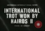 Standbild internationale Trabrennen Meisterschaft New York United States USA, 1960, aus Sekunde 4 historischem Filmmaterial Videoclip 65675061733