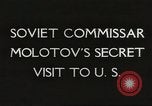 Immagine di Vyacheslav Molotov Washington DC USA, 1942, secondo 20 filmato di repertorio 65675061756