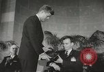 Standbild Präsident John F Kennedy Auszeichnungen behinderte Menschen Massachusetts United States USA, 1963, aus Sekunde 26 historischem Filmmaterial Videoclip 65675061766