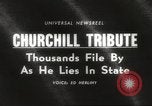 Image of Winston Churchill London England United Kingdom, 1965, second 22 stock footage video 65675061770