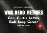 Standbild General Curtis LeMay United States USA, 1965, aus Sekunde 1 historischem Filmmaterial Videoclip 65675061774