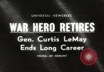 Standbild General Curtis LeMay United States USA, 1965, aus Sekunde 3 historischem Filmmaterial Videoclip 65675061774
