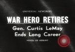 Standbild General Curtis LeMay United States USA, 1965, aus Sekunde 4 historischem Filmmaterial Videoclip 65675061774