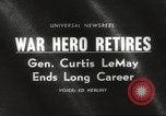 Standbild General Curtis LeMay United States USA, 1965, aus Sekunde 5 historischem Filmmaterial Videoclip 65675061774