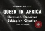 Standbild Queen Elizabeth Addis Ababa Äthiopien, 1965, aus Sekunde 20 historischem Filmmaterial Videoclip 65675061777